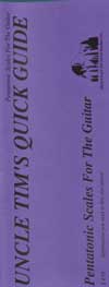Pentatonic scales for guitar